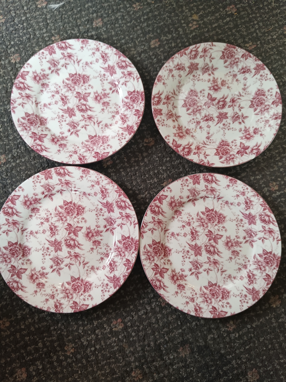 4 Rosarium Chintz by Lynn's China Salad Plate